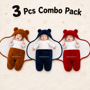🐻‍❄️Bear Hood Baby Blanket For Newborn Baby Warm & Comfortable