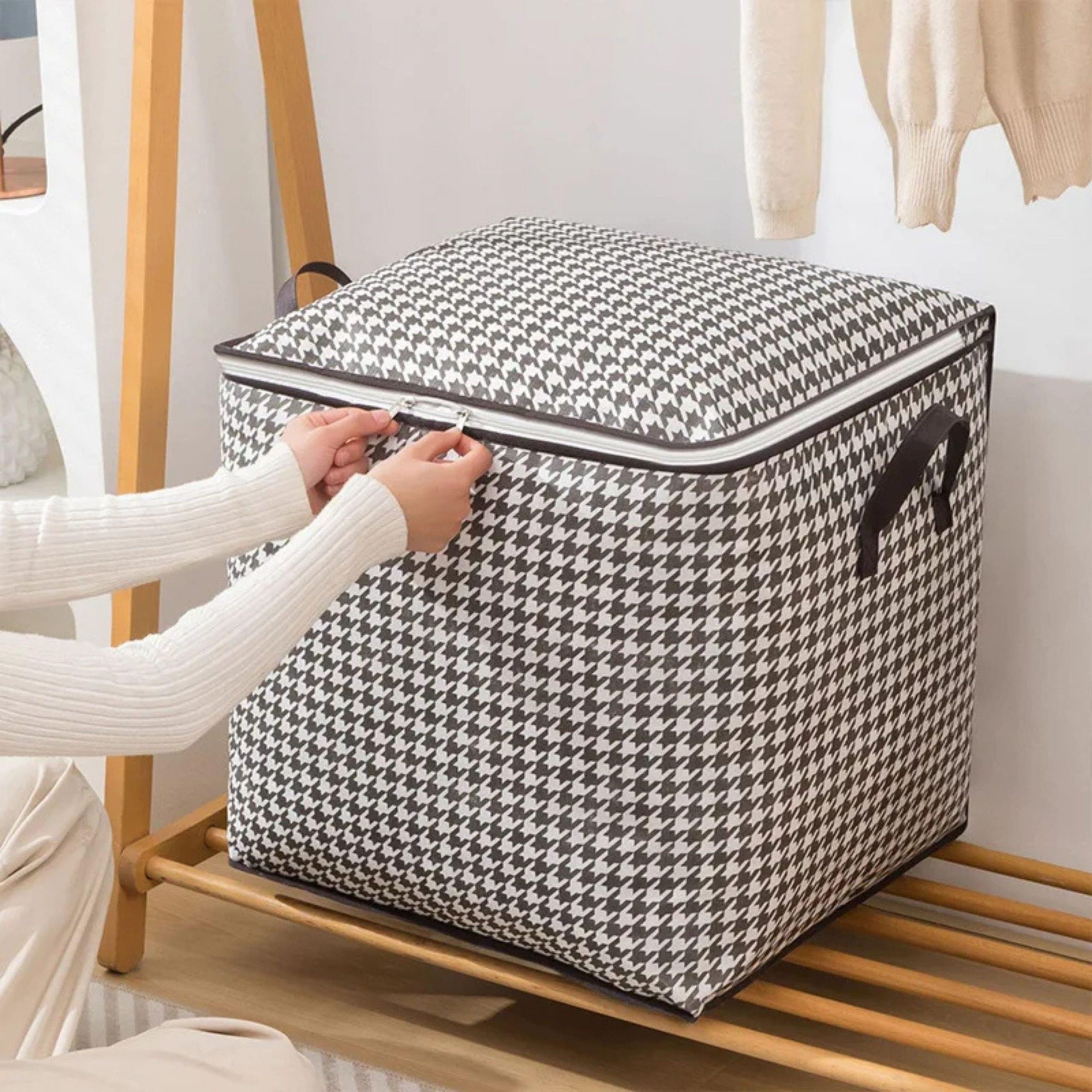 🔥 Printed Quilt Storage Bag Square Box–  Hot Selling Item!